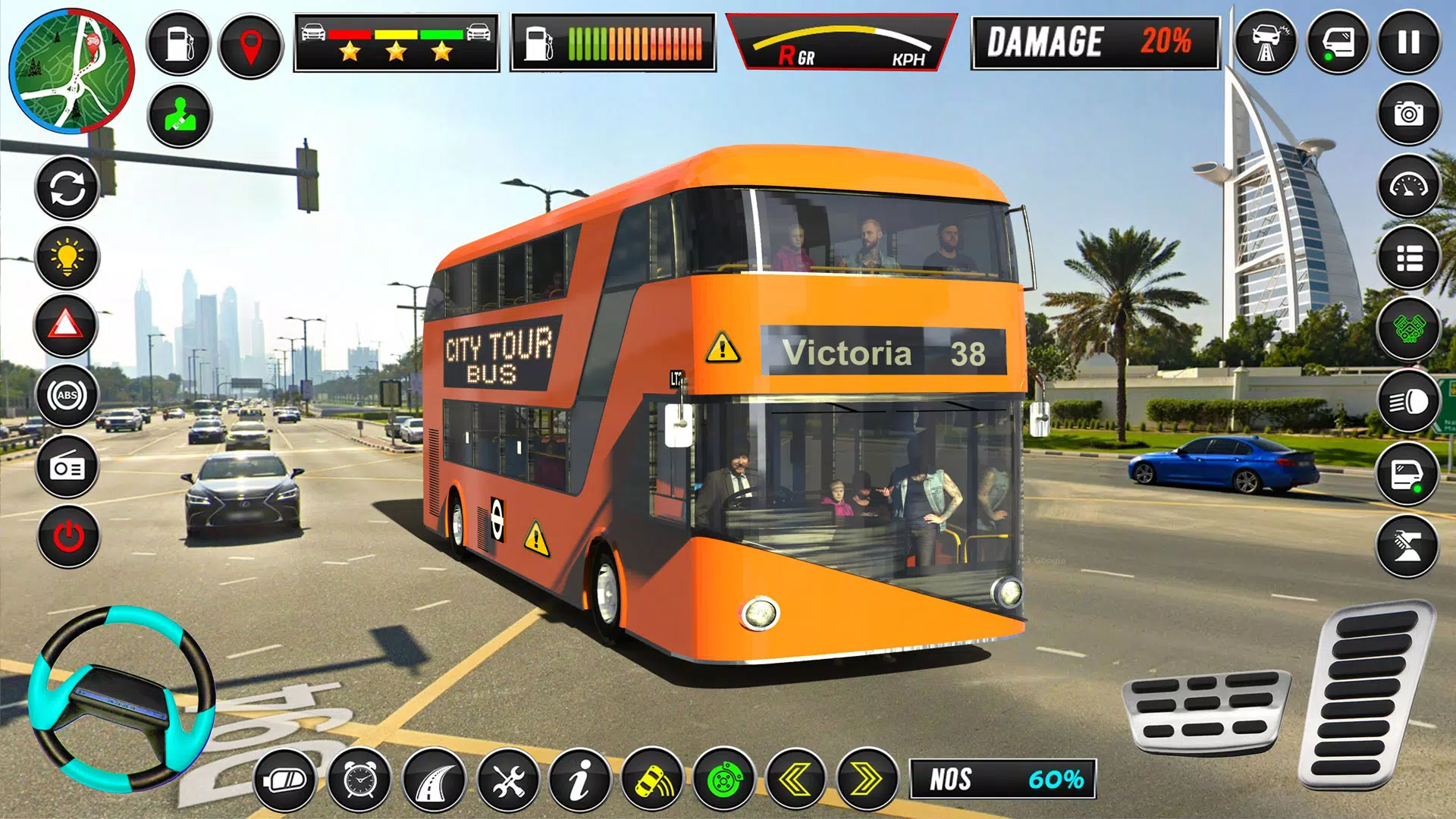 Real Bus Simulator Coach Bus Скриншот 0