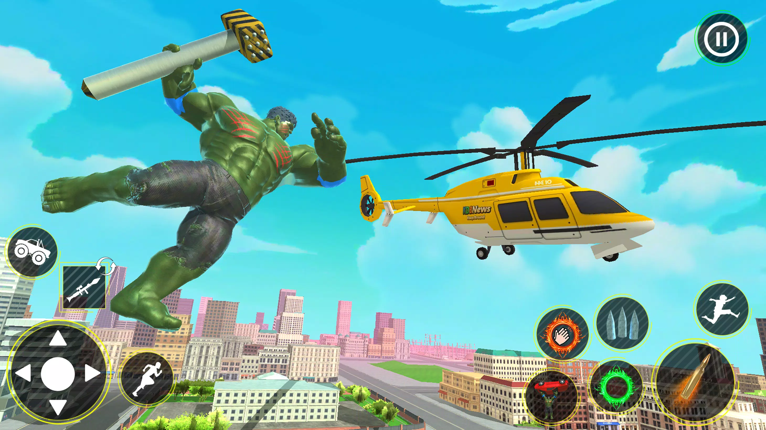 Schermata Incredible Monster Hero 3D War 1