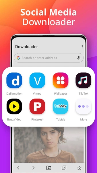 Downloader - Video Downloader ဖန်သားပြင်ဓာတ်ပုံ 0