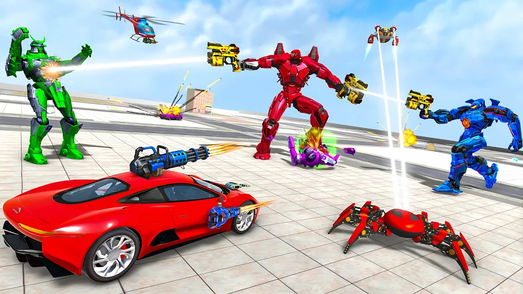 Spider Robot Games: Robot Car Ekran Görüntüsü 3