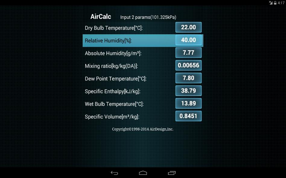 AirCalc for Android Screenshot 3