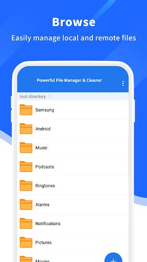 Power File Manager & Cleaner Captura de pantalla 0