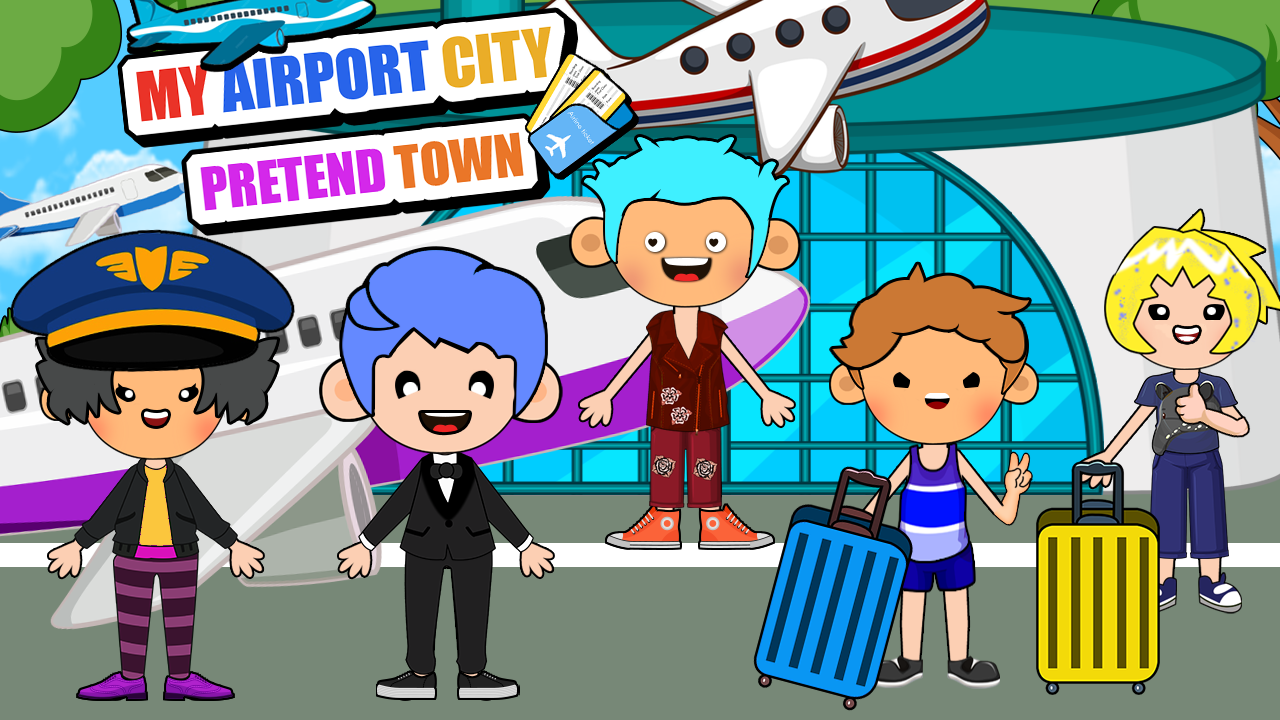 My Airport City : Pretend Town Ảnh chụp màn hình 0