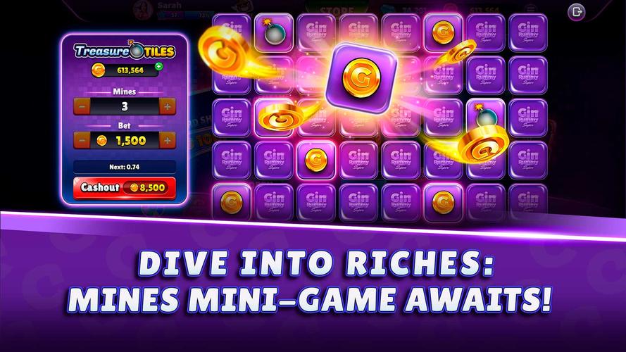 Gin Rummy Super - Card Game 스크린샷 1