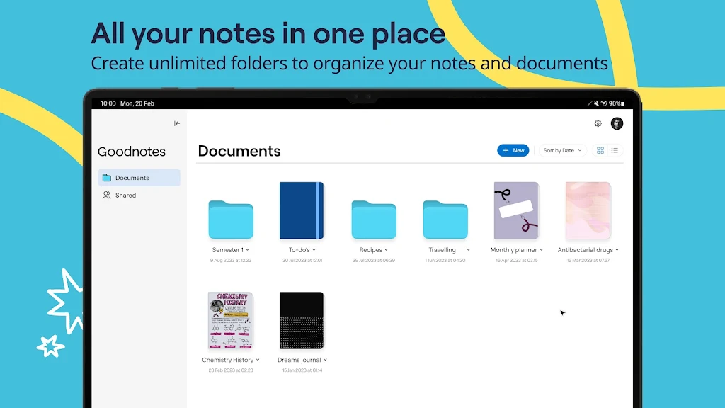 Goodnotes ภาพหน้าจอ 1