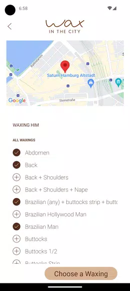 Q: Waxing Check-in Ảnh chụp màn hình 2