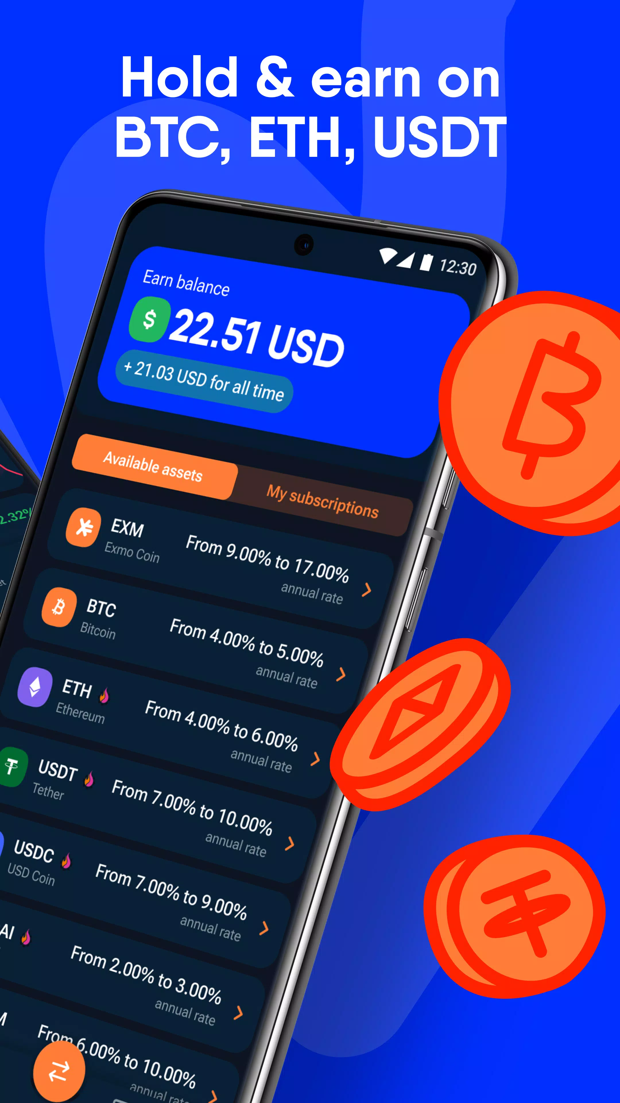 EXMO.com: Trade & Hold Crypto應用截圖第1張