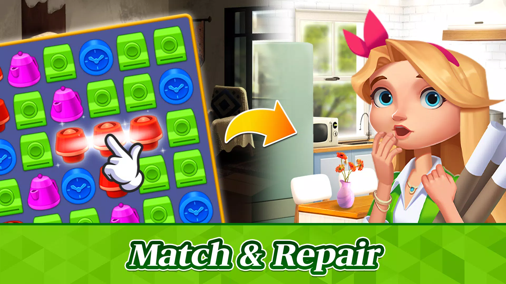 Match Puzzle House Tangkapan skrin 1