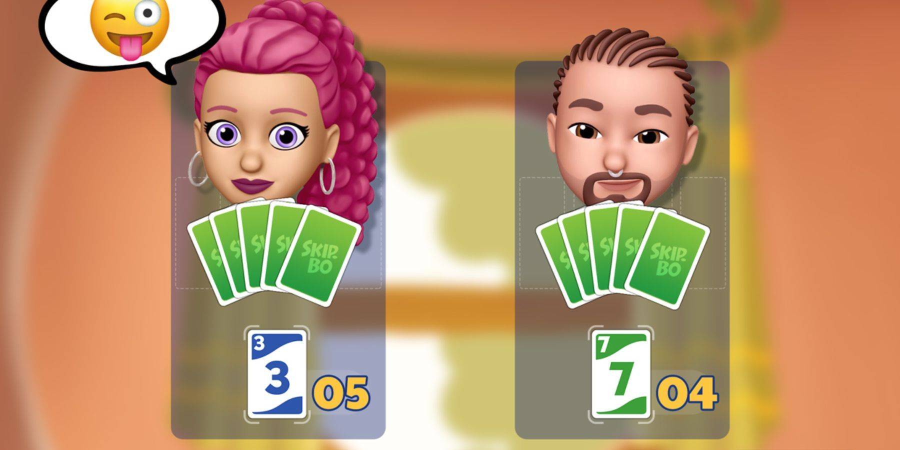 Skip Bo Mobile Code Redemption Screen