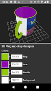 Schermata 3D Mug Mockup Designer 3