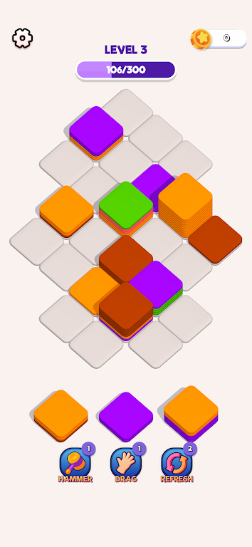 Block Sort 3D - ASMR Tile Sort Schermafbeelding 3