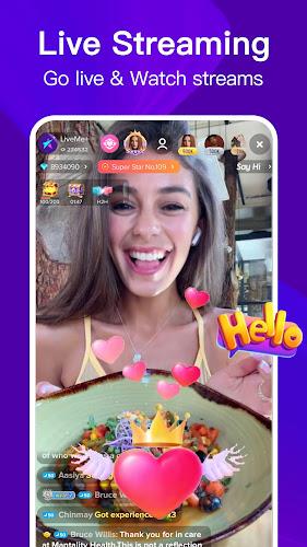 LiveMe+: Live Stream & Go Live Capture d'écran 0