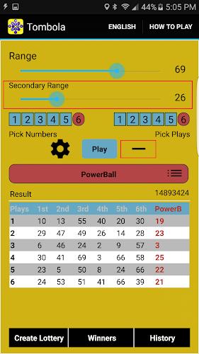 Lottery Strategy Captura de tela 3