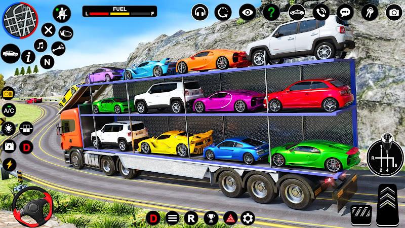 Car Transport Truck Games Скриншот 1