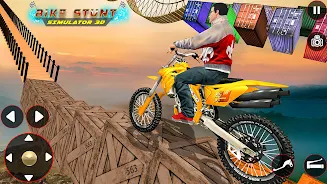 Bike Stunt 3D Simulator Games Screenshot 2