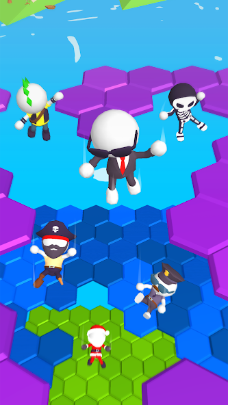 Do Not Fall .io Mod ဖန်သားပြင်ဓာတ်ပုံ 2