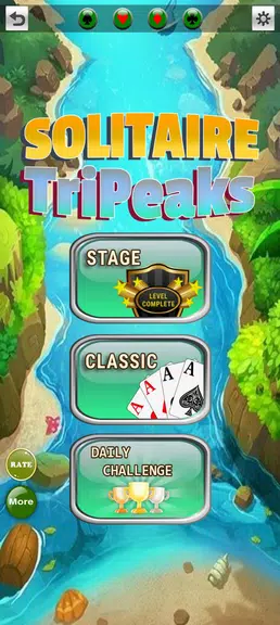 Solitaire TriPeaks: Cards Game ဖန်သားပြင်ဓာတ်ပုံ 0