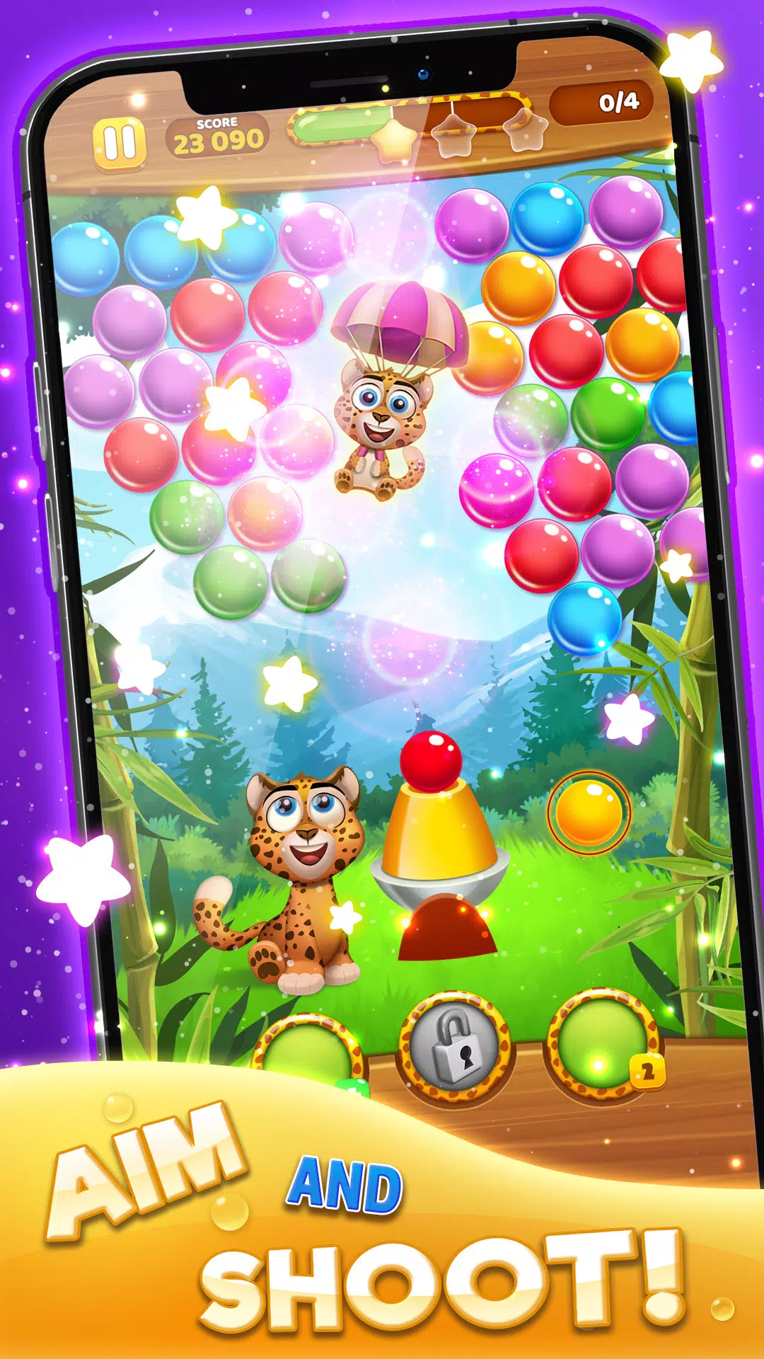 Bubble Pop: Wild Rescue স্ক্রিনশট 1