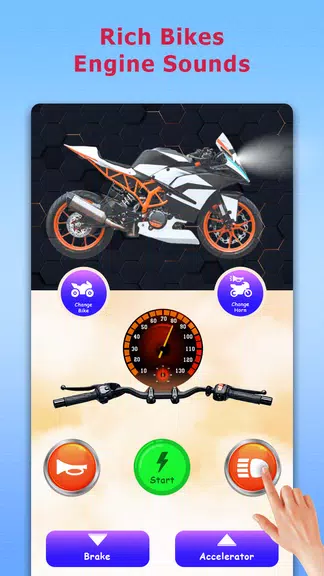 Super Bike Engine Sounds Sim 스크린샷 2