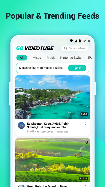 Go VideoTube Tangkapan skrin 1