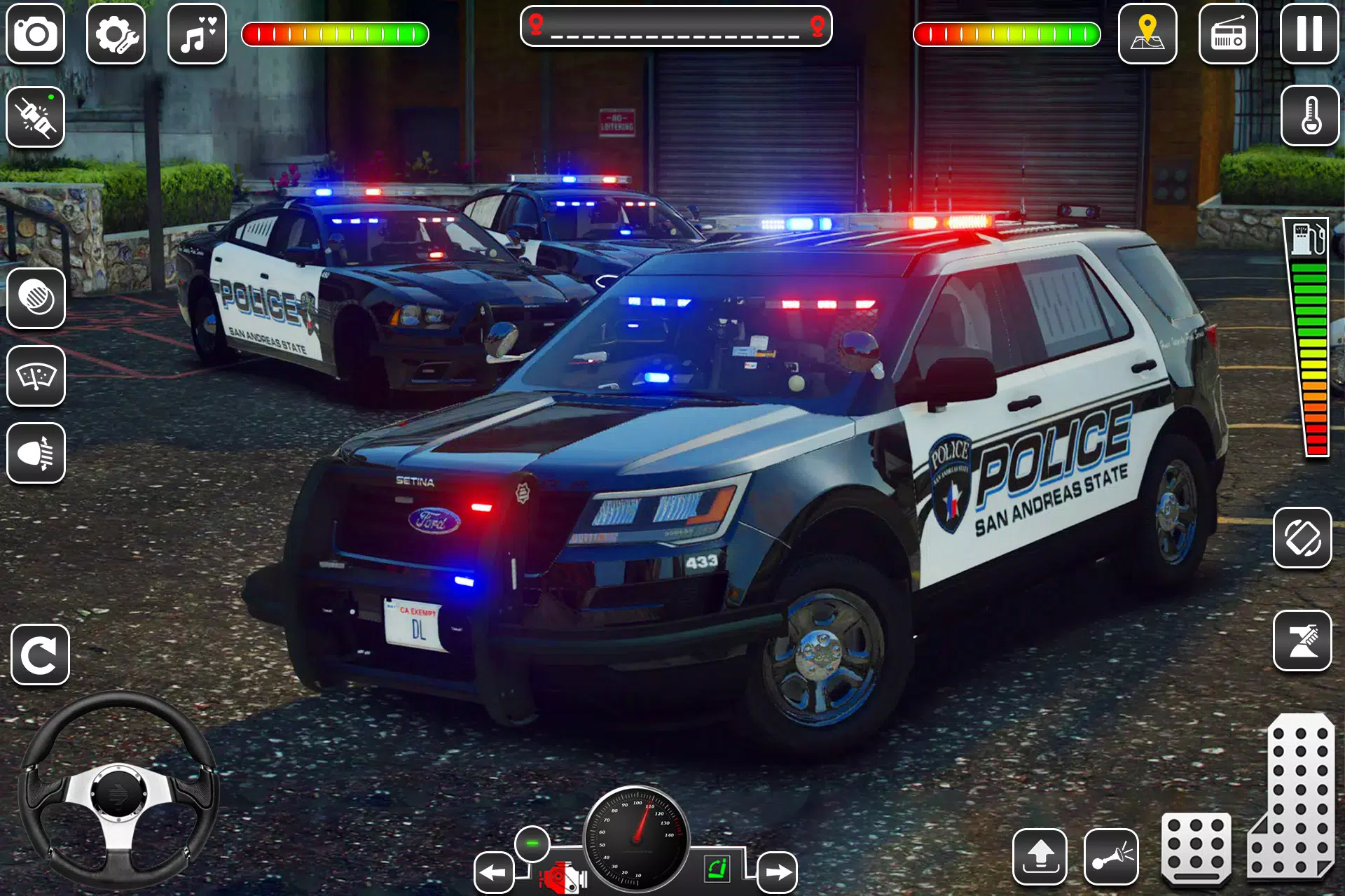 US Police Car Chase Game 3D स्क्रीनशॉट 0