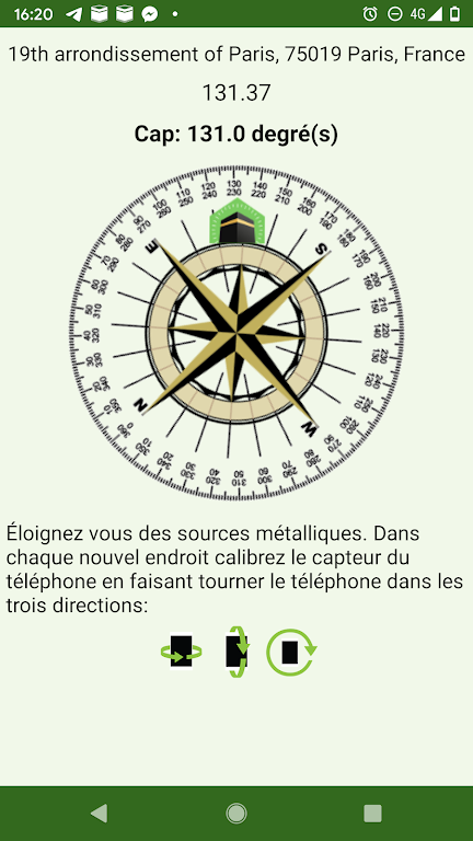 Islam.ms Horaires Prière Qibla Capture d'écran 2