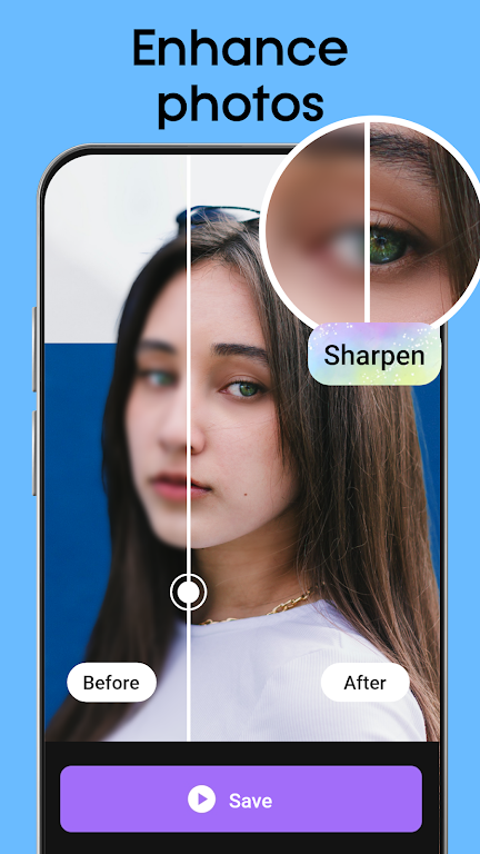 AI Photo Enhancer Editor Zrzut ekranu 1