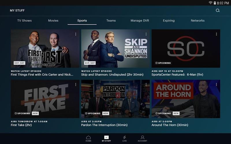 Hulu for Android TV Ekran Görüntüsü 1