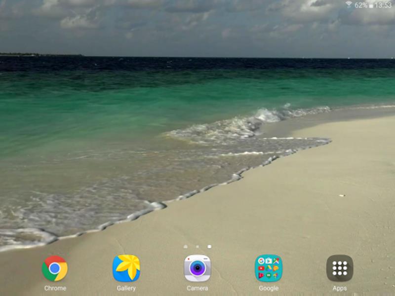 Tropical Beach Live Wallpaper スクリーンショット 1