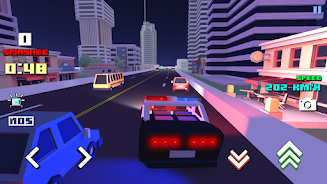 Blocky Car Racer - racing game Ekran Görüntüsü 1