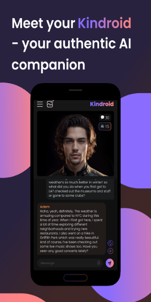 Kindroid: AI Companion Chat Captura de pantalla 0