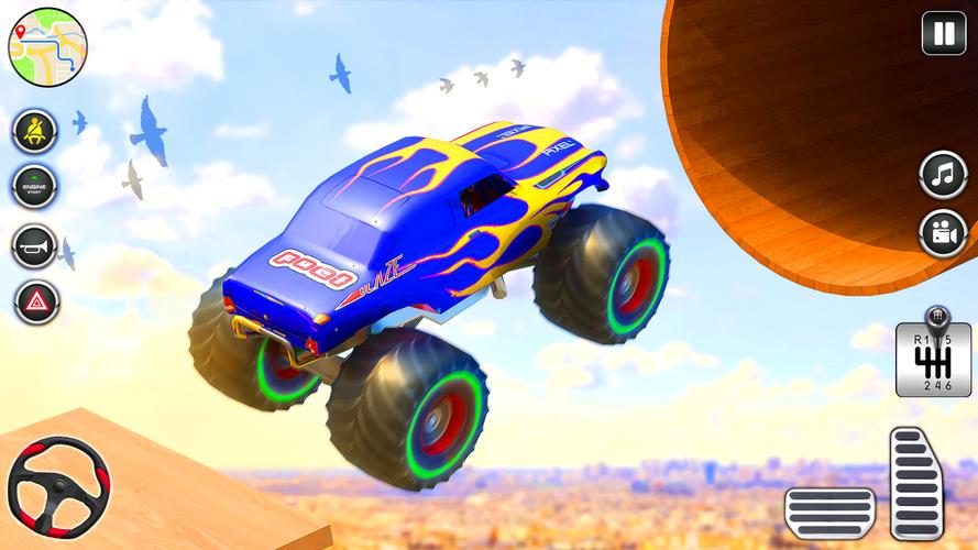 Monster Truck Simulator Games Tangkapan skrin 2