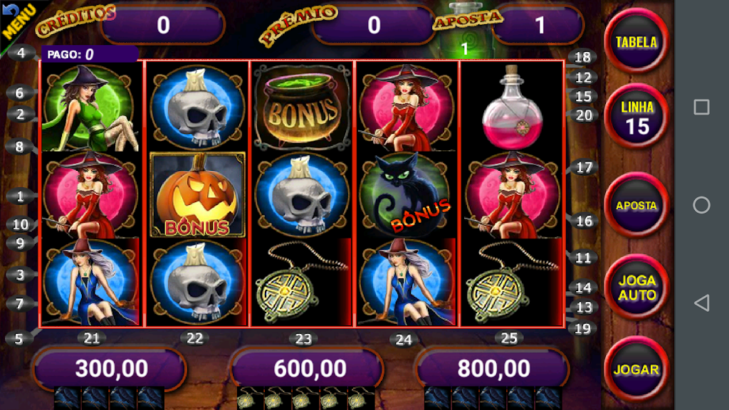 Halloween Fortune Caça Níquel Schermafbeelding 0