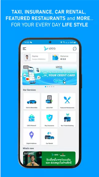 LOCA - Lao Taxi & Super App Ảnh chụp màn hình 0