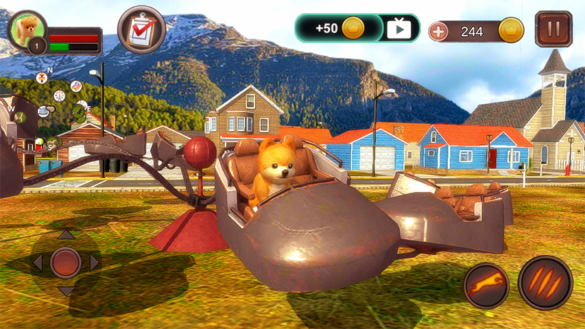 Pomeranian Dog Simulator Captura de tela 3