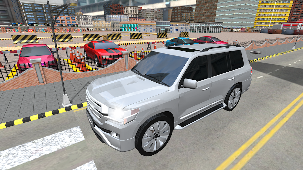 Prado Car Parking Driving Game Tangkapan skrin 0