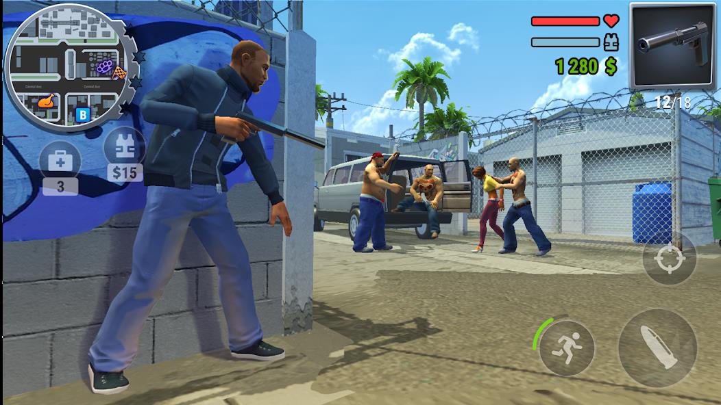 Gangs Town Story Mod Tangkapan skrin 2