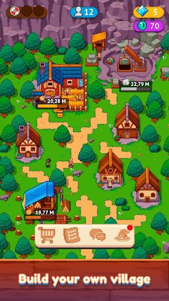 Idle Town Master Mod Tangkapan skrin 0