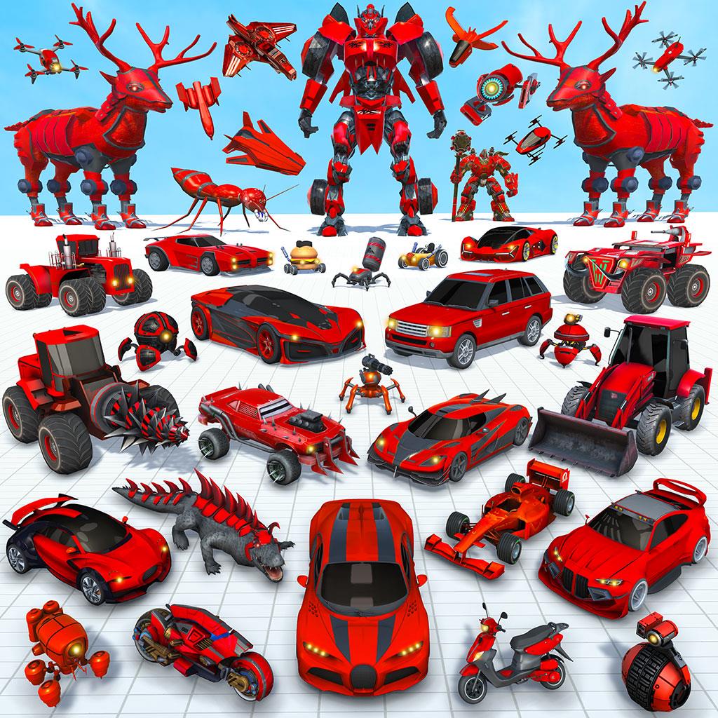 Schermata Deer Robot Car Game-Robot Game 0