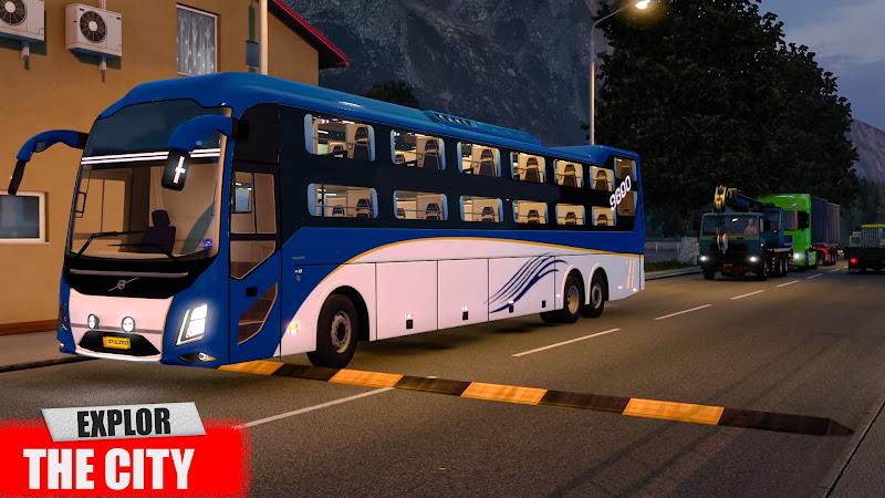 Euro Coach Bus Driving Games स्क्रीनशॉट 0