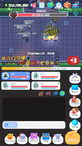 TinyWorld-Idle mmorpg 스크린샷 2