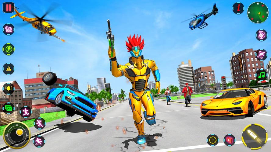 Robot Hero Game - Robot Game Captura de tela 3