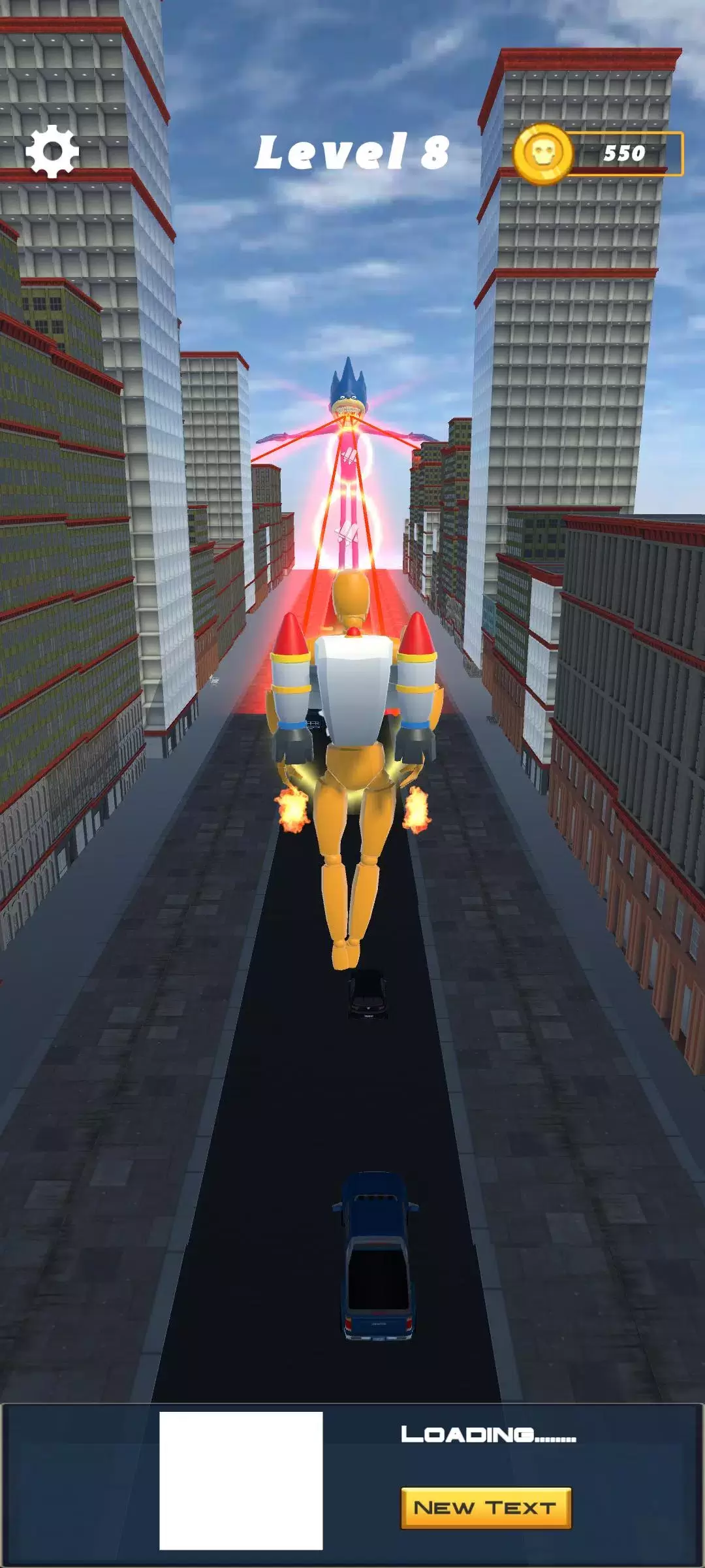 Jetpack Ragdoll: Fly Adventure Captura de tela 1