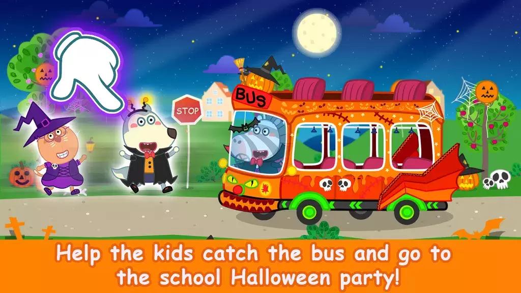 Wolfoo School Halloween Night 스크린샷 2