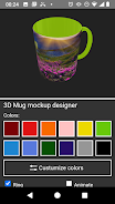 3D Mug Mockup Designer Schermafbeelding 2