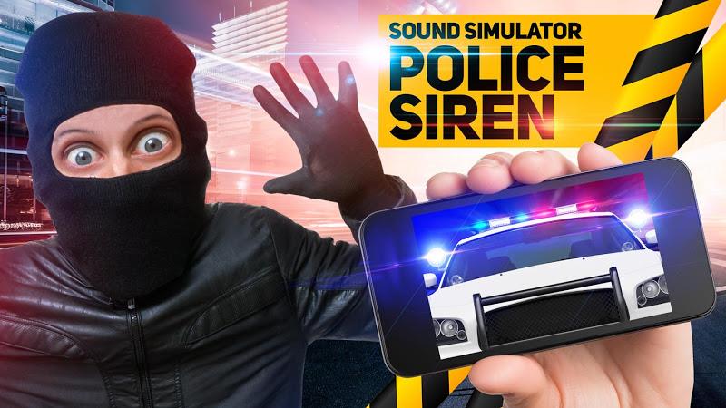 Police sound siren simulator ဖန်သားပြင်ဓာတ်ပုံ 1