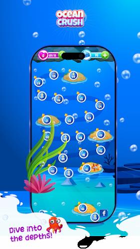 Ocean Crush Game - Match 3 ภาพหน้าจอ 2