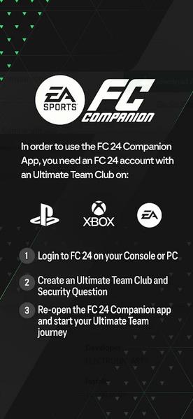 EA SPORTS™ FC 24 Companion Ảnh chụp màn hình 0