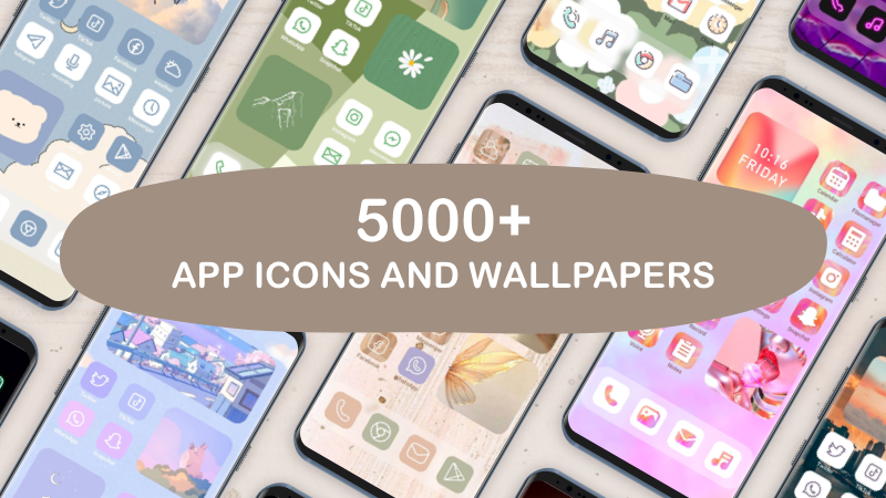 Themepack – App Icons, Widgets Mod स्क्रीनशॉट 0