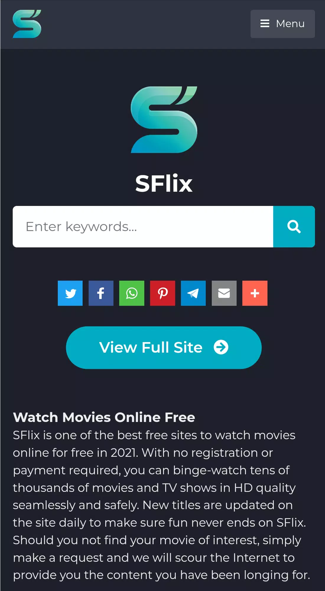 SFlix for Movies and Series应用截图第0张